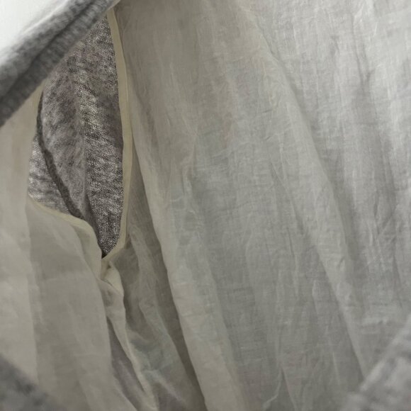 KristenseN Du Nord Gray Cashmere Lined Wrap Long Sleeve Cardigan Sweater Size 2 - Picture 7 of 7